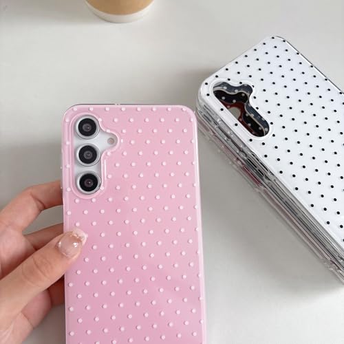 QLTYPRI Cute Polka Dot Phone Case for Samsung Galaxy A16 5G, Black by QLTYPRI - Used condition - Image 4