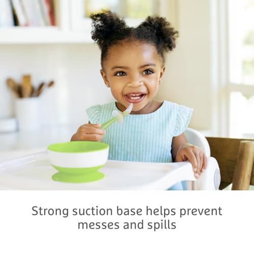 Munchkin Stay Put Baby Saugnapf Schalen Set | Baby Schalen für Beikosteinführung | Saugnapf Essgeschirr Set für Babys & Kleinkinder ab 6 Monaten | BPA-frei Beikost Set | 3er Pack
