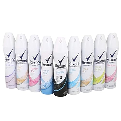 Rexona Body Spray Anti-Perspirant (12X 200 Ml/6.67 Oz, Mix Within The Available Kinds) #TOP13