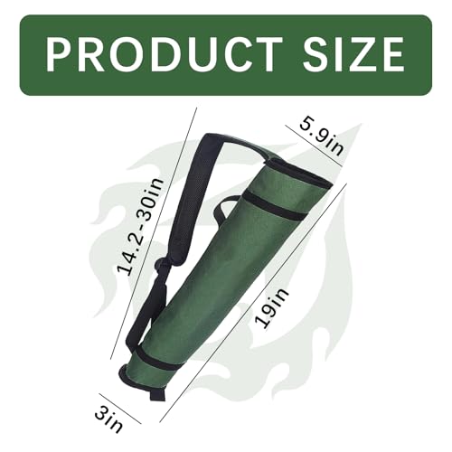 image for KURUGEILI Archery Quiver Back and Hip Quivers Adjustable Arrow Backpac