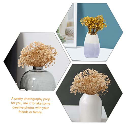 Flores secas Babys Breath 6 pcs para decoración natural miniatura 2