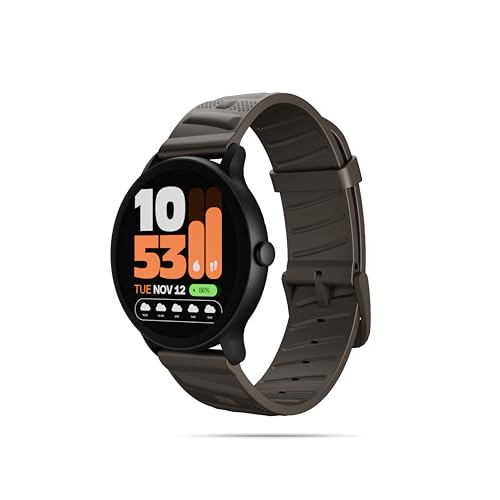 Image of Gizfit 984 Orbit Z Smartwatch with 1.39 inch Round Display, Hindi Language Support, Multi Sports Mode, Heart Rate Monitor, Custom Watch Faces, Zinc Alloy Body - Upto 2 Days Battery Life (Black)