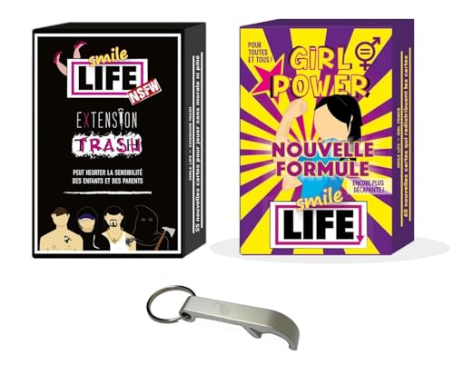 Lot 2 Extensions En Français Smile Life Trash et Girl Power Nouvelle Formule + Un Decap Blumie (Trash + Girl Power)