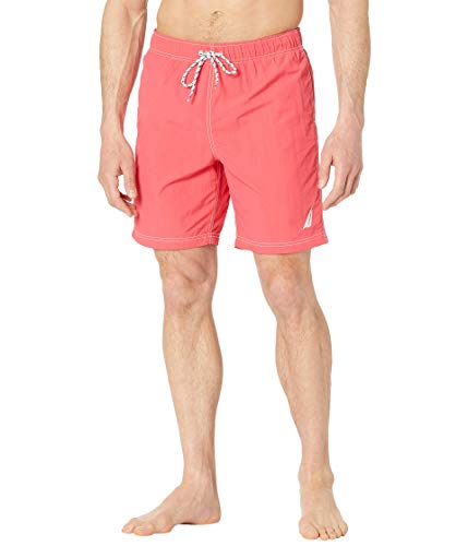 Nautica Men's Standard Full Elastic Solid Swim Trunks