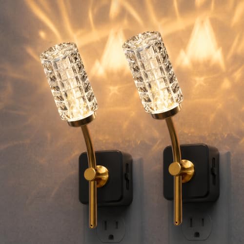 Image of L LOHAS LED 2 Pack Night Lights Plug into Wall, 3000K Soft White