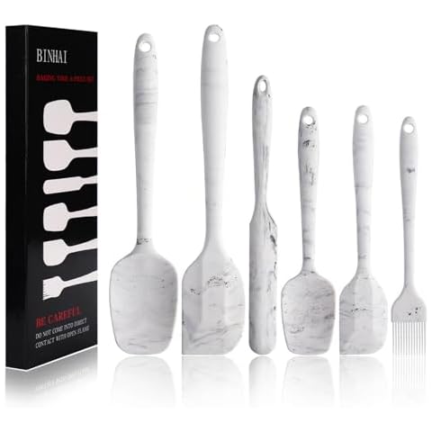 Spatules Cuisine Binhai Marbre 6 pièces Cover