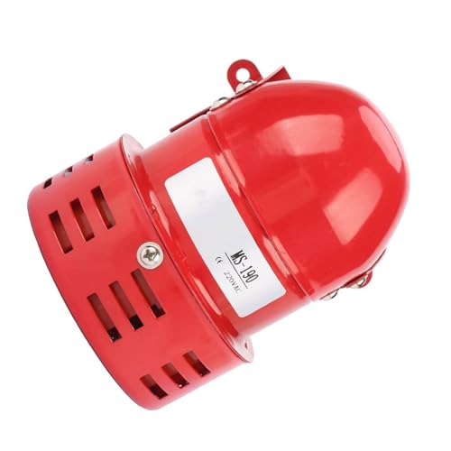 Qcwwy Alarma de Motor de 220 V, Sirena Industrial con Sonido de Taladro Eléctrico de 120 DB con Alta Temperatura, para Dispositivo de Falla de Carretera de Construcción de Fábrica