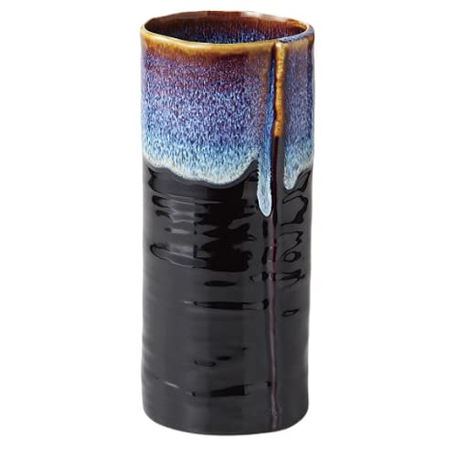 エールネット(Ale-net)花瓶花びん花器花入れΦ8xH24cm八角花瓶