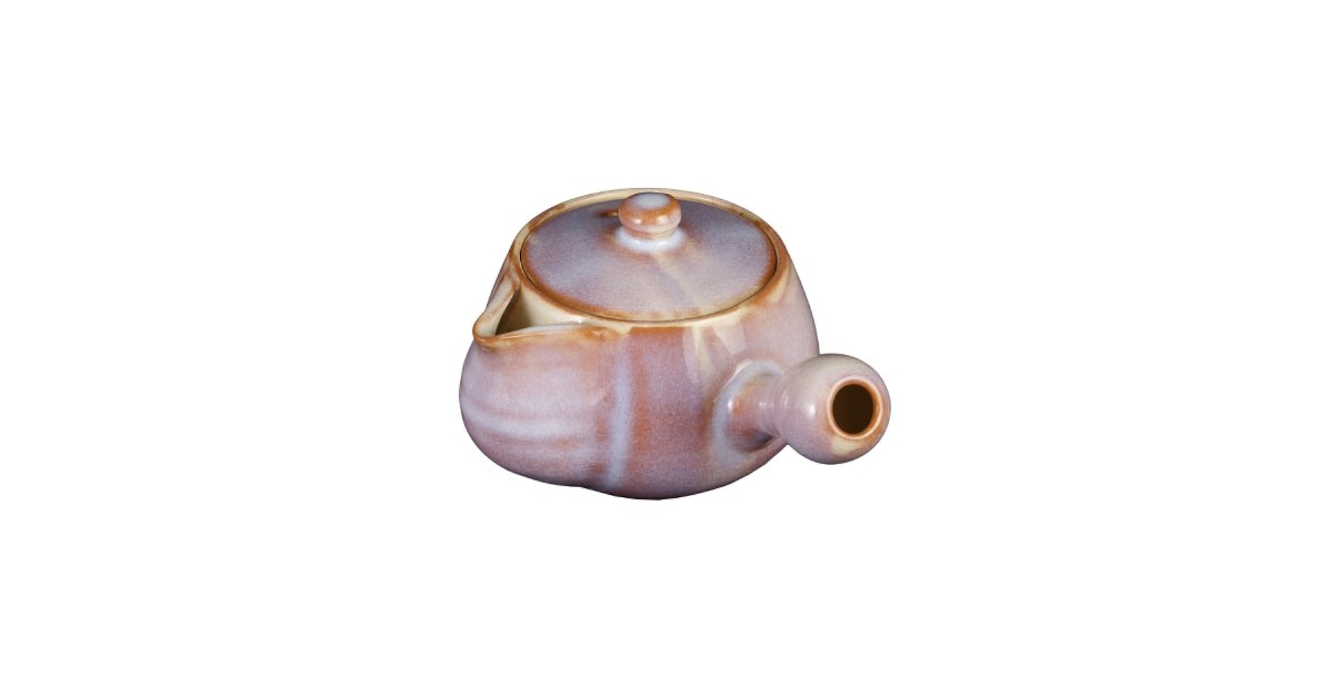 萩むらさき飯茶碗 3.8寸（白箱）｜萩焼窯元 萩陶苑 椿