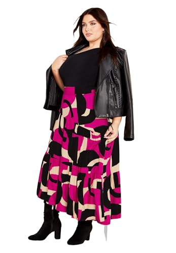 Women's Plus Size Saskia Tiered Skirt