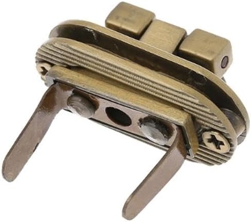 Metal Lock Closure Buckle, Clasp Turn Lock Metal Hardware Oval Craft Case Clasp Flip Lock