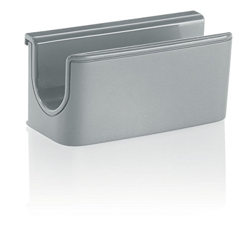 SIGEL GL810 Soporte para rotuladores para pizarras magnéticas de cristal, 7,5x3,7 cm, gris claro