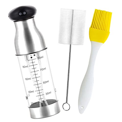 Ciieeo Oil Spraying Bottle Portable Oil Dispenser for Cooking Stainless Steel