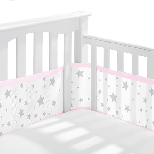 Bizcasa 2 Stück Bettumrandung Babybett,Babybett Umrandungen Breathable...