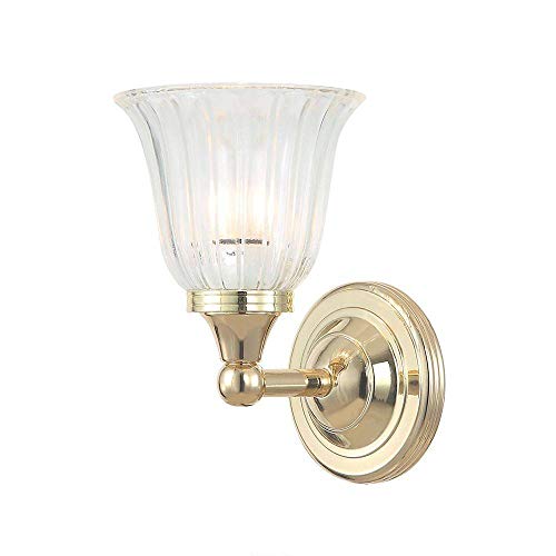 Applique Austen en laiton poli un luminaire Elstead Lighting raffiné