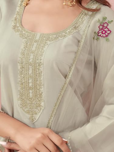 Image of Womanista Farshi Salwar Suit for Women| Farsi Kurta Set with Dupatta