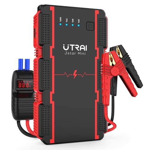 UTRAI 3500A 13800mAh Car Battery Booster Jump Starter (Up to 8.0L Gas/6.5L Diesel) 12V Car Booster...