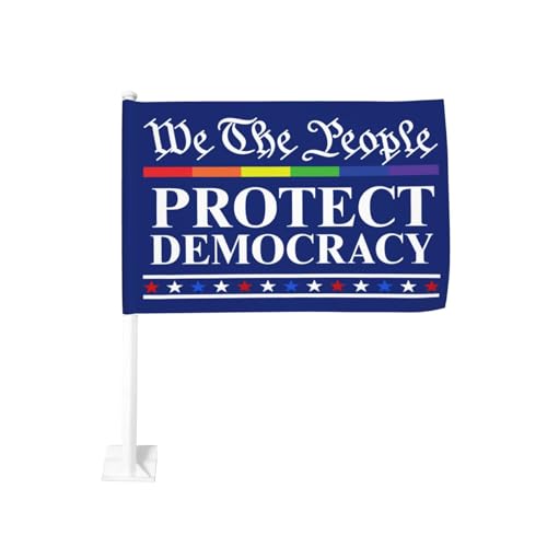 Protect Democracy flags Save Democracy Democrats Vote Blue 12 * 18 Car Flag Double-Sided Banner No Flagpole