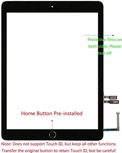 image for VDASO for iPad 6 (6th Generation) Screen Replacement 9.7 Inch, A1893 A