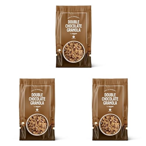 by Amazon Knusper Müsli Schokolade, 500g (Packung mit 3)