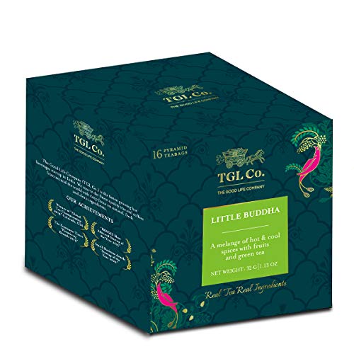 Image of TGL Co.Little Buddha Green Tea Infusion (16 Tea Bags)|Rich in Anti Oxidant | Refreshing | No Artificial flavor | Improve Digestion