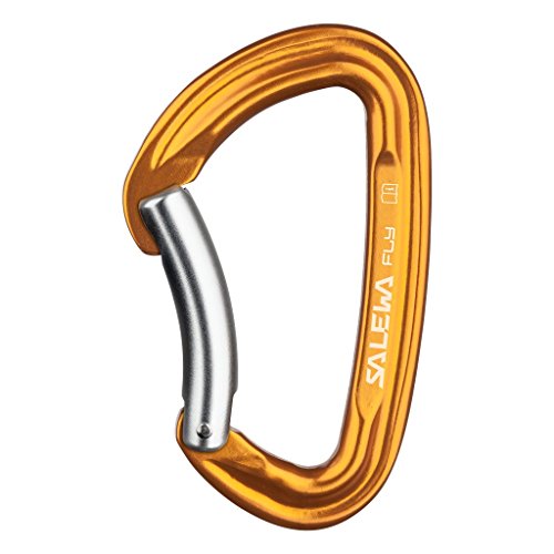 Salewa Fly Bent Carabiner Moschettone, Arancione