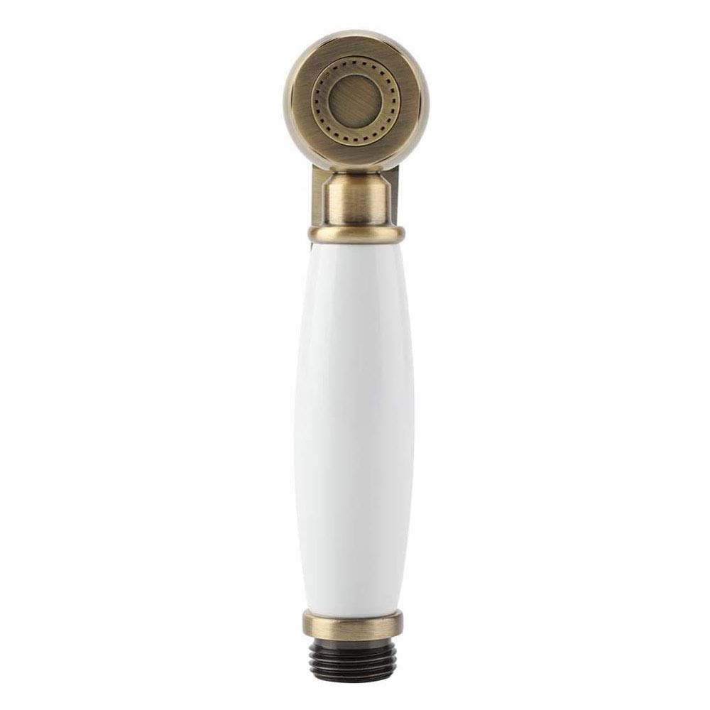 Bidet opryskiwacz z zimną wodą mosiężną ścianę przenośna przenośna ręczna kran bidet Zestaw łazienki prysznic bidet kran do higieny osobistej, pralka pieluszka, brąz, brąz LWX