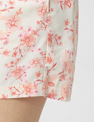 Image of Van Heusen Women Allover Print Lounge Shorts - 100% Modal - Functional Pocket, Superior Drape 55501 LNG25 S Beige