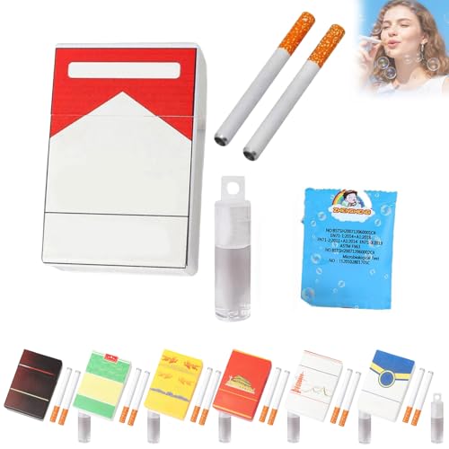 Box Bubble Toy with Blower and Sticks for Kids and Adults