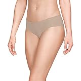 Under Armour Women's Pure Stretch Hipster Underwear, 3-Pack , Nude (295)/Nude , Medium