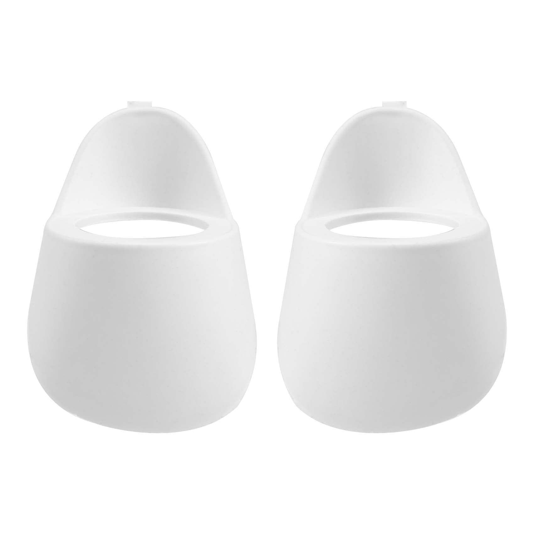 Srutueo 2Pcs 2.5 Inch Car Audio A-Pillar Tweeter Bracket Car Two-Way Frequency Inverted Mold Bracket Tweeter Base, White, 500097446