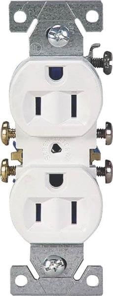 Replacement for Cooper 270W White 15 Amp Duplex Wall Receptacles 5918099