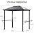 ABCCANOPY 6x8 Hardtop Grill Gazebo Cnaopy - Outdoor BBQ Gazebo Shelter, Patio Grill Gazebo Tent for Barbecue and Picnic