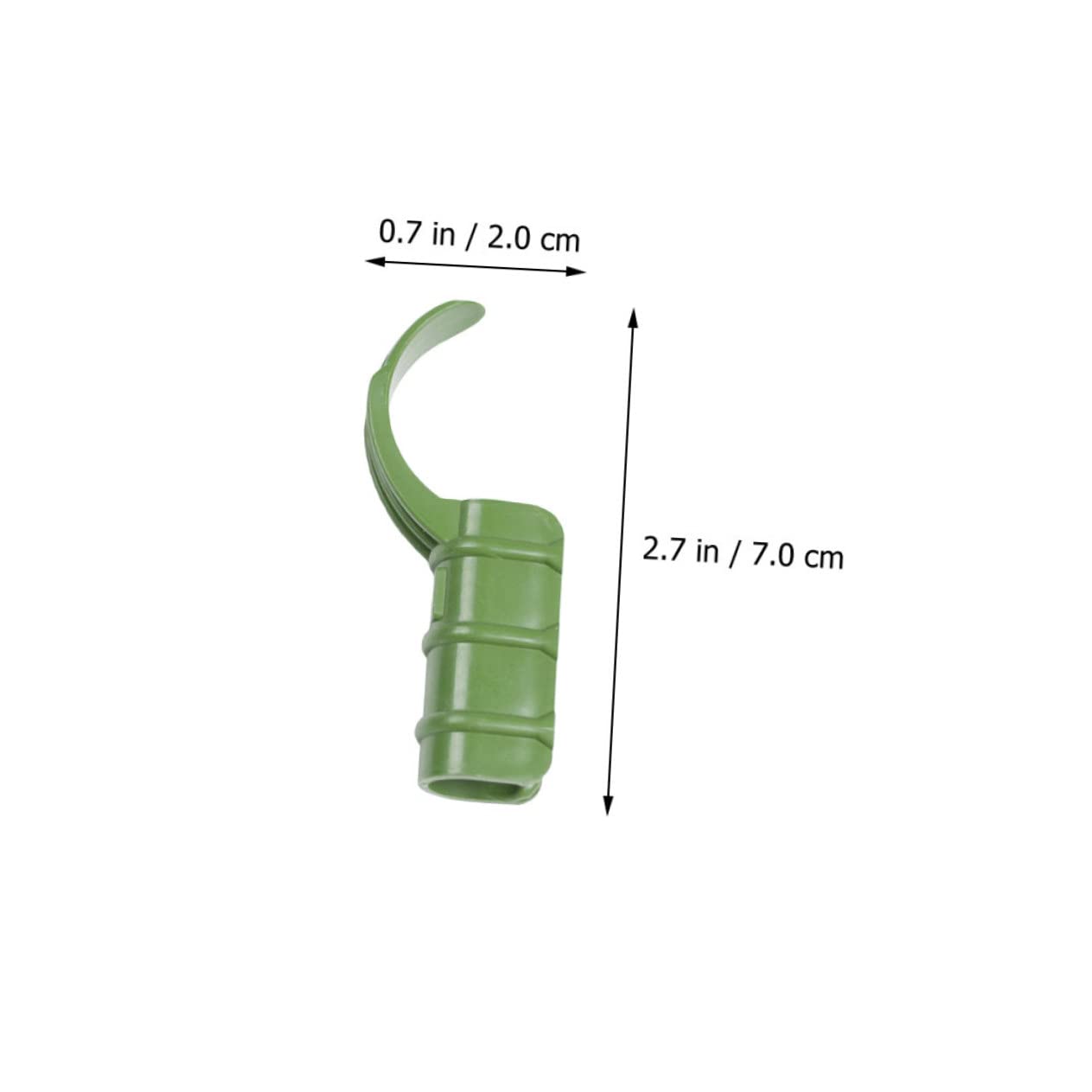 Balacoo 15Pcs Tunnel Clamp Green Pipe Support Holder for Gardening Shed Film Clip Accessories High Strength Tear Resistant for Greenhouse Film Netting Attachment