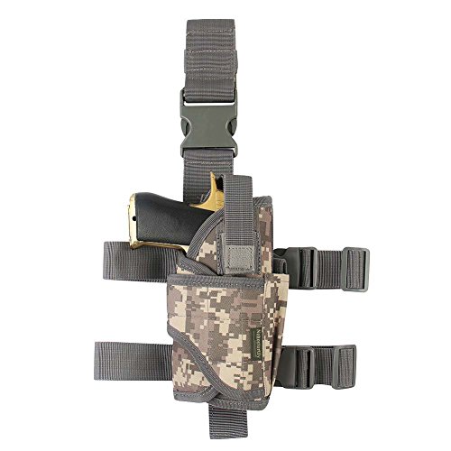 Tactical Leg Holster-Gun Holster Drop Leg Adjustable Right Handed Thigh Pistol Holster Harness