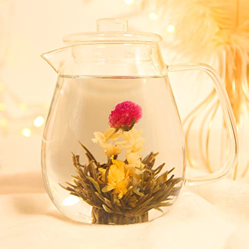 Fullchea - Blooming Flowering Tea, 12 Unique Varieties - Flowering Tea In 12 Delicious Fruit Flavors - Gift For Tea Lovers, Anniversary, Valentine, Birthday #TOP5