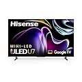 Hisense 75-Inch Class U7 Series Mini-LED ULED 4K UHD Google Smart TV (75U7K) - QLED, Native 144Hz, 1000-Nit, Dolby Vision IQ, Full Array Local Dimming, Game Mode Pro, Alexa Compatibility