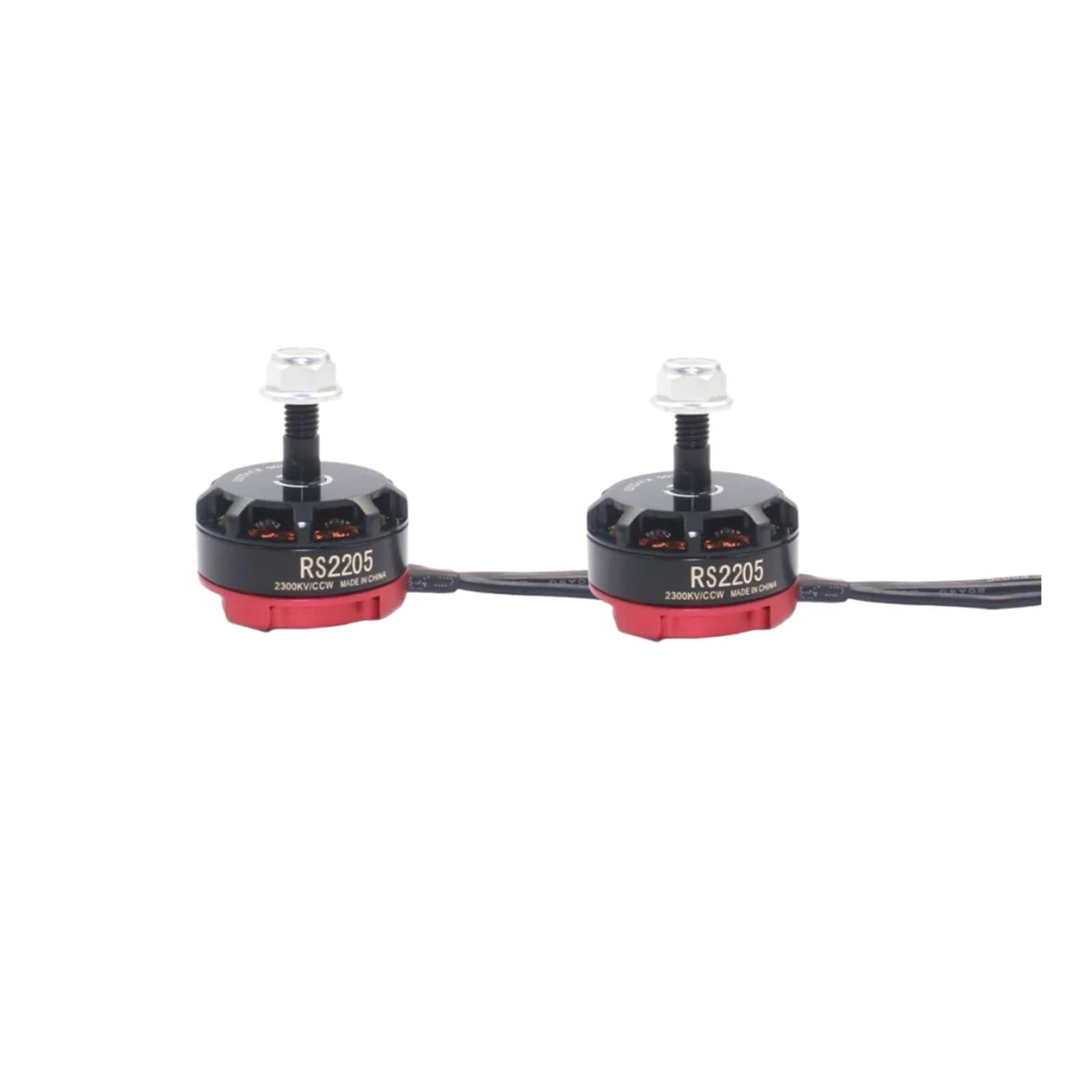 Yvxotrxnk RS2205 2205 2300KV CW CCW Motor sin escobillas para FPV RC QAV250 X210 Racing Drone, 3-4S 5 mm Shaft 30A ESC compatible con multicóptero (2 unidades CCW)