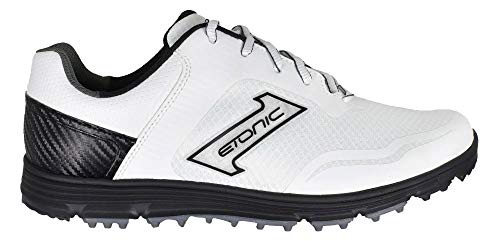 Etonic Stabilite Sport Spikeless Golf Shoes White/Black/Black Size 12 Wide