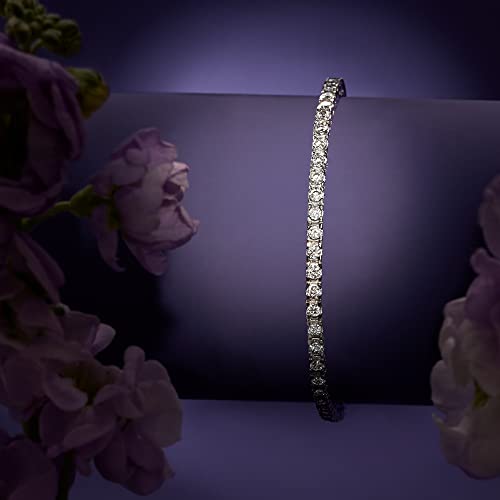 Ross-Simons 3.00 ct. t.w. Diamond Tennis Bracelet in Sterling Silver4