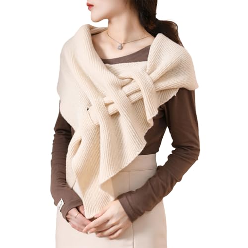Women's Triangle Shawl Scarfs Autumn Winter Warm Cozy Fashion Knitted Shawl Wraps