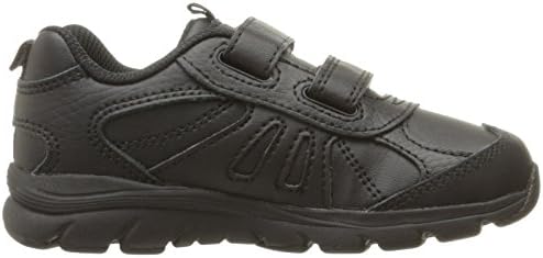 Stride Rite Baby-Boys Cooper 2.0 Hook & Loop Sneaker, Black, 7 X-Wide Toddler | Image 4