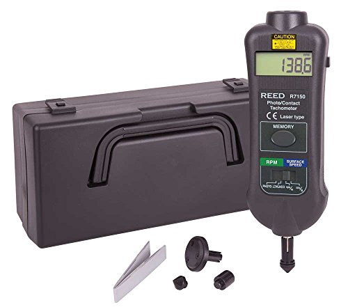 REED Instruments R7150 Professional Combination Contact / Non-Contact Laser Photo Tachometer - Thumbnail 2
