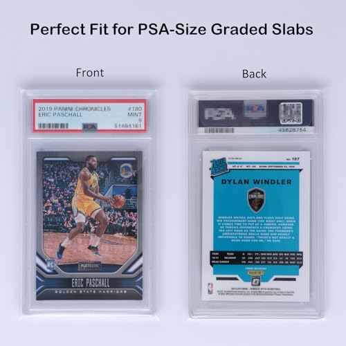 Rayvol Resealable Graded Card Sleeves for PSA Slabs, Exact Fit Sleeves for CSG, CGC, FGS, FCG and Similar (1000pcs)