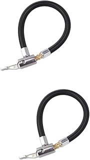 ERINGOGO 2 Peças De Mandril De Pneu Com Mangueira De Borracha Bomba De Ar Para Pneus De Bicicleta Adaptador De Mangueira De Inflar Bomba De Carro Para Pneus Adaptador De Mangueira De