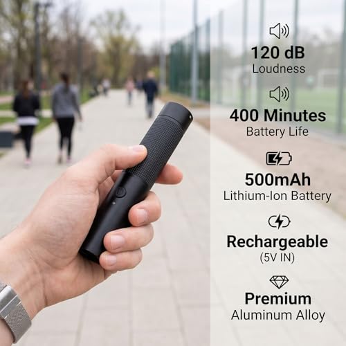 Silbato Electrónico Recargable Volumen Ajustable Profesional miniatura 3