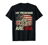 My Pronouns Are Usa 4th Of July Tees