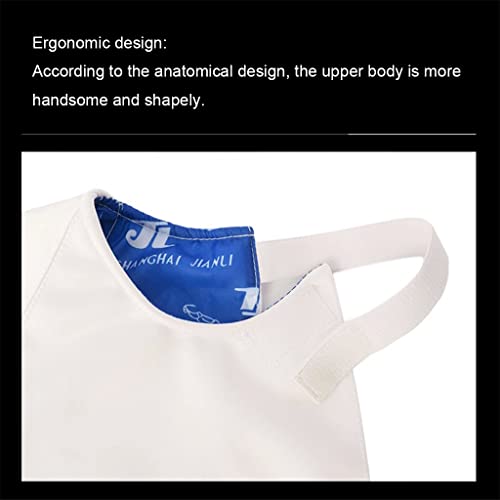 Shehello Fencing Uniform Vest White Cfa Certification 350N Fencing Equipment Protective Suit For Foil/Epee/Sabre, Fencing Protective Gear #TOP2