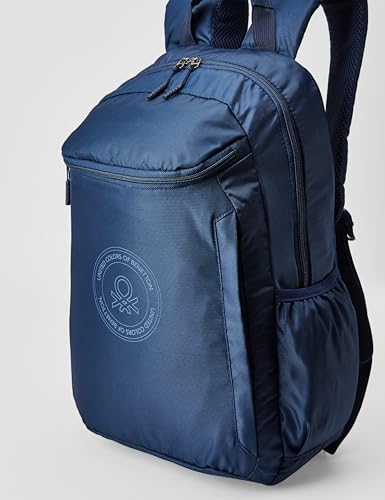 Image of United Colors of Benetton Quirky 19L Laptop Backpack, Minimalist & Water-Resistant, Fits 14-inch Laptops, for College, Office & Everyday