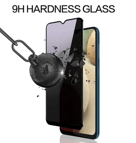 Image of Premium Privacy Tempered Glass Screen Protector for Poco C31 /Poco C50 (6.5 Inch, Pack of 1) Edge to Edge Coverage Anti-Spy /Anti-Peeping 9H Hardness with Installation Kit & Guide